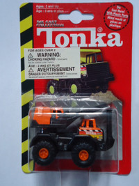 Tonka Mighty Backhoe 1/64 Scale (Orange)