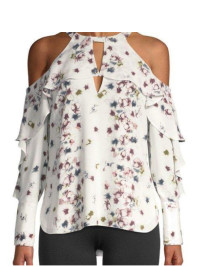 $268 Like New stunning BCBGMAXAZRIA blouse top small