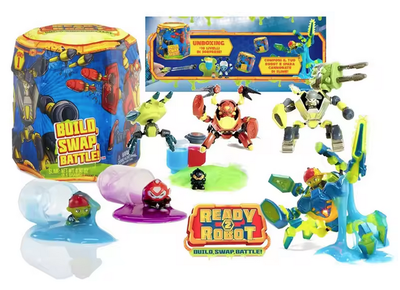 Ready2Robot x5 New BLIND BOX FIGURES Series 1 BUILD SWAP BATTLE!, View more
