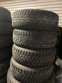 Clearance sale set of 4 205 60 16 winter tires with steel rims $