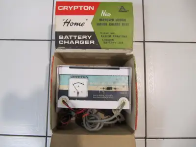 Vintage Crypton Model HC5 6/12volt 5amp Battery Charger 1950-60s, View more