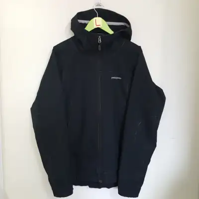 Patagonia Rain Jacket Shell Black Water Resistant MENS LARGE, View more