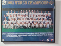 1992 World Series Toronto Blue Jays Framed Picture