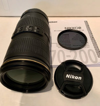 "FINAL PRICE" -  NIKON F4 70 - 200 mm lens for sale