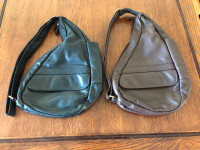 Ameribags Black and Brown Leather