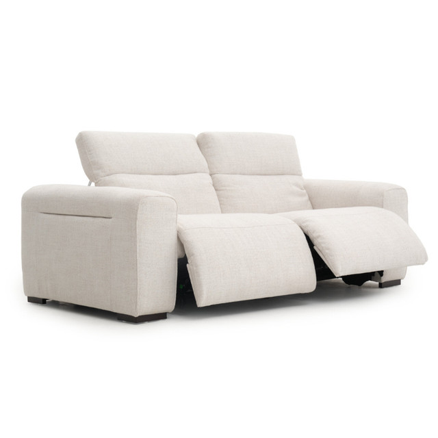 Mobilia NIGUEL Beige Fabric Reclining Sofa in Couches & Futons in Ottawa - Image 2