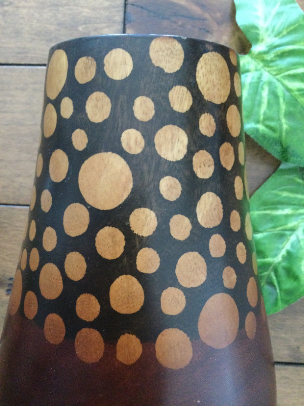 Handmade Wood Floor Vase in Other in Penticton - Image 4