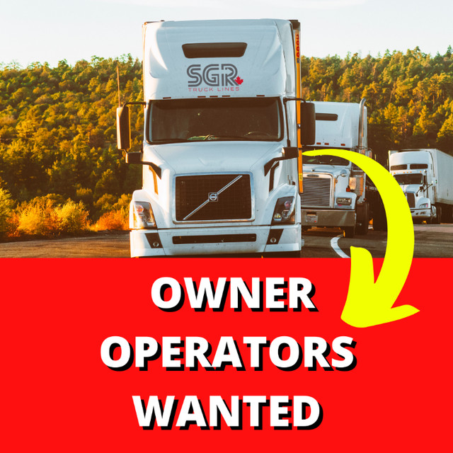 Hiring OWNER OPERATORS for MTL Runs (905-792-7771 ext 223) in Drivers & Security in Oakville / Halton Region