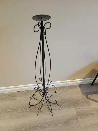 Metal Candle Holder - 36 Inches Tall, View more