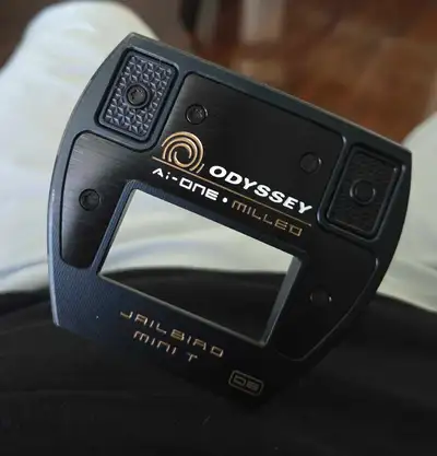 Odyssey Ai-ONE Milled Jailbird Mini T Putter, View more