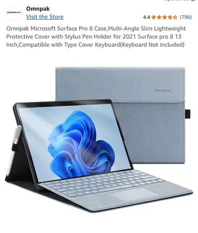 OMNPAK Surface Pro 8 Case, View more