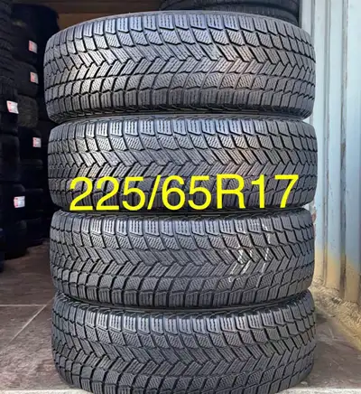 (85+) 225/65R17 Michelin X-Ice Snow ** NO INSTALL SERVICE ** I DO NOT OFFER INSTALLATION ** ONLY TIR...