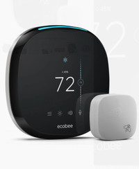 “New” Ecobee 4 Smart Thermostat with Remote Sensor & Wifi Alexa