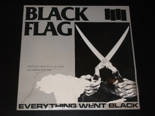 Black Flag - Everything went black  (1982) 2XLP PUNK dans CD, DVD et Blu-ray  à Ville de Montréal