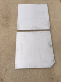 Panels, floor, bench, wall etc. (Steel coated MDF)