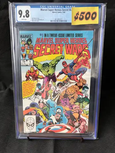 Marvel Secret Wars #1 cgc 9.8 comic, View more