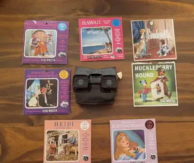 1951 ViewMaster and Assorted Classic Reels, View more