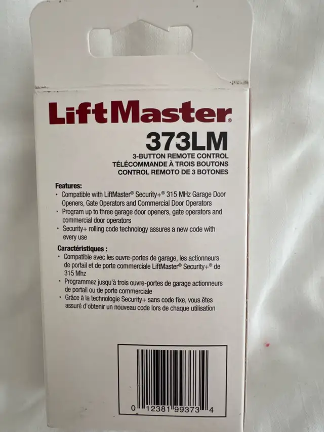 New LiftMaster 373LM 3-Button Remote Control in Garage Doors & Openers in City of Montréal - Image 3