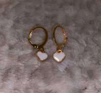 Heart Huggies Earrings