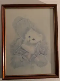 Tableau de peinture chat
