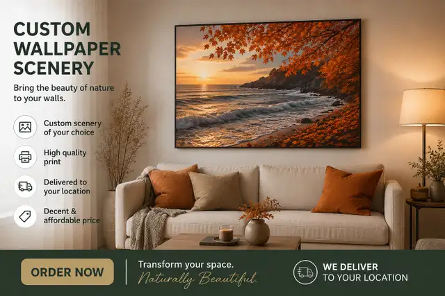 Turn Your Favorite Scenery Into an Art on Wall ! 
