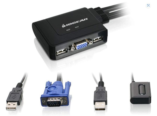 IOGEAR GCS22U KVM switch in Laptop Accessories in Markham / York Region - Image 2