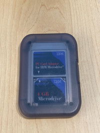 IBM 4GB Microdrive with PCMCIA adapter
