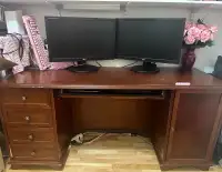 Moving sell- wood office desk table de travaille bureau