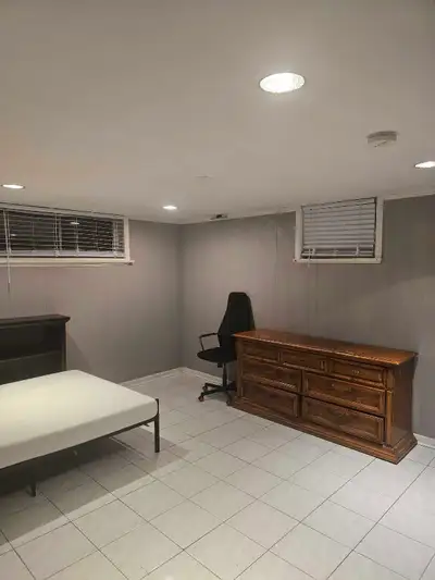One room in basement available now $ 650 from April 1st 2026 Another room in basement is $ 850 avail...