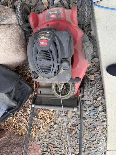 Toro lawn mower for $40., View more