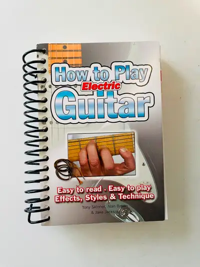 How to play Electric Guitar Book. Excellent condition like new.
