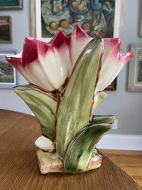Vintage Antique McCoy Tulip Form Vase c. 1940-1950’s