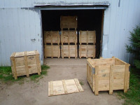 WOOD CRATES -- large selection