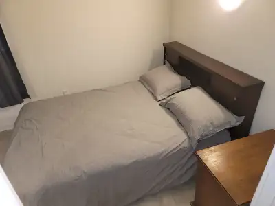 chambre à louer avec meubilier, électricité, chauffage, wi-fi, internet et commoditées de base fourn...