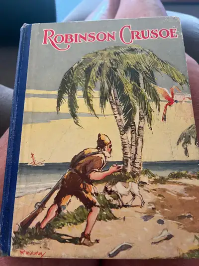 Vintage Robinson Crusoe Book, View more