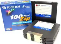 100 MB ZIP disks - iomega, maxell, fujifilm
