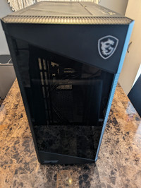 MSI MPG Velox 100R - Mid-Tower Gaming PC Case: Tempered Glass