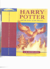 Harry Potter Order of the Phoenix J K Rowling Bloomsbury