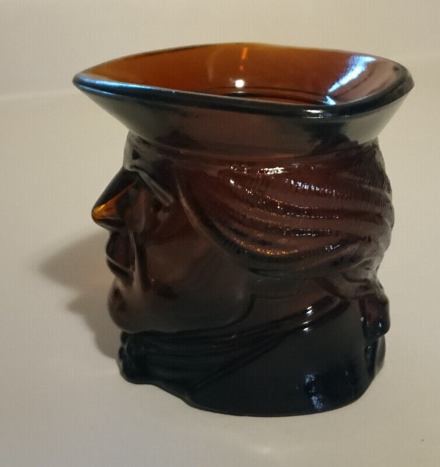 Vintage 1970's Avon Amber Glass Toby Mug/ Glass in Arts & Collectibles in Oshawa / Durham Region