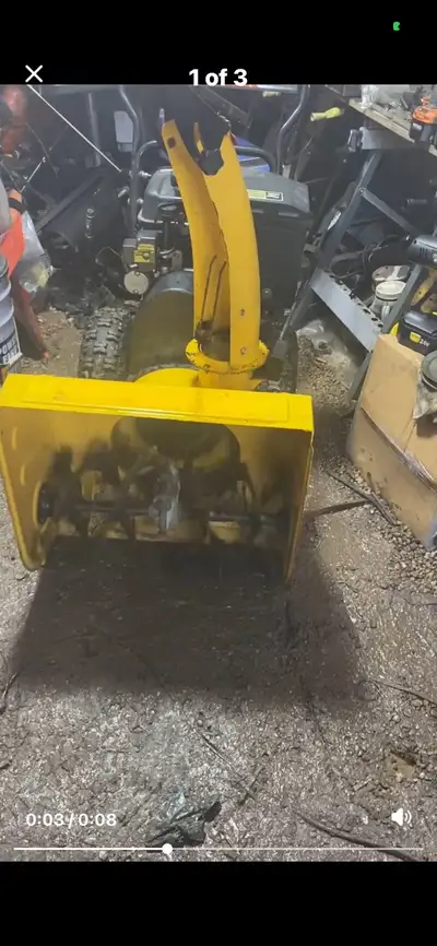 22” 208cc electric start snowblower, View more