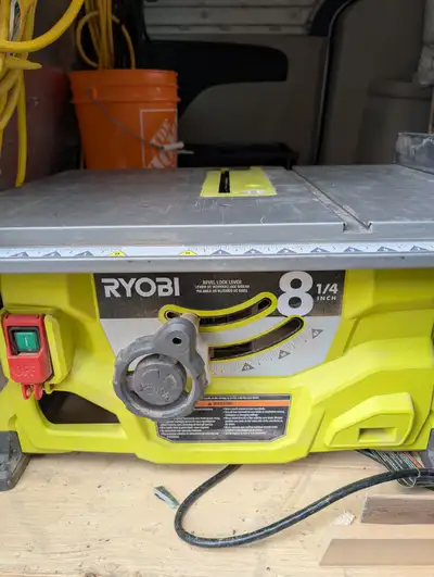 Ryobi table saw 4 months old, View more