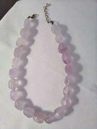 Vintage Necklace - Rose Quartz Beads