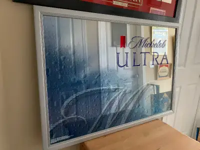 Vintage Huge Michelob Beer bar mirror excellent condition, View more