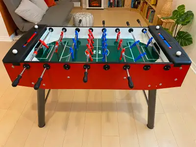 Foosball Soccer Table (bomber red), View more