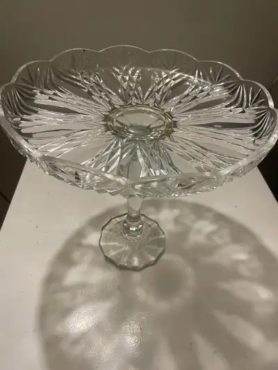 crystal cake stand, View more