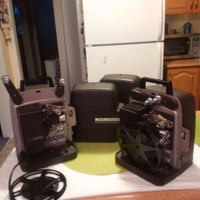 2 NOW 1 IDENTICAL VINTAGE Bell&Howell Film Projectors