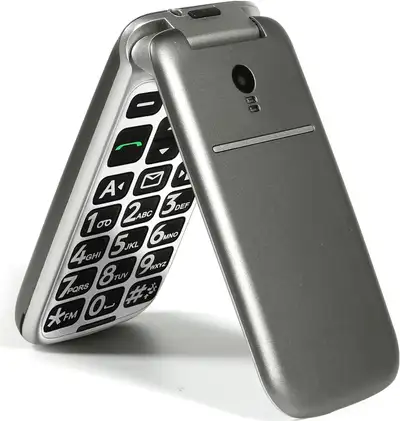 NEW Artfone G3 Pro Grey - 4G LTE Cell Phone for Seniors Unlocked, View more