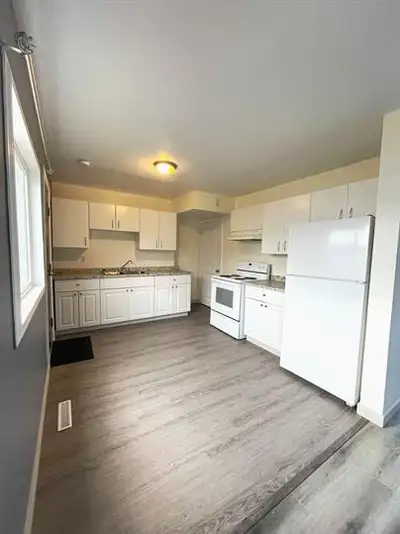 This 3 bedroom 1 bathroom townhouse is located at 56 Wedeene Street, Kitimat, and is available on Ap...
