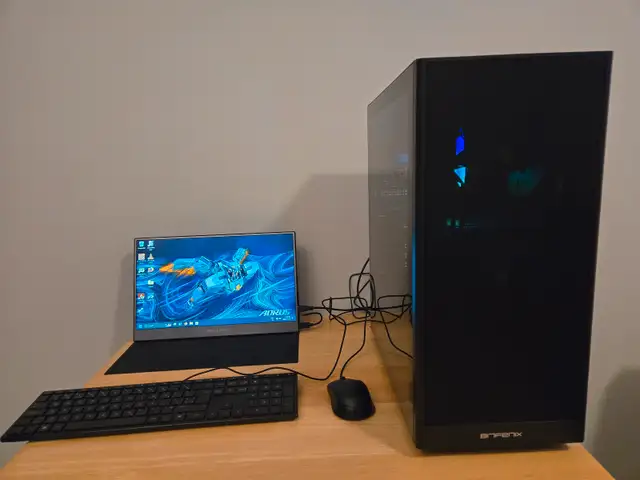 Mid-range RGB Gaming PC - Intel Core i3 14100+Radeon RX 6600 XT in Desktop Computers in Ottawa - Image 2
