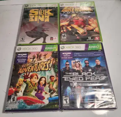 Xbox 360 SEALED Games Pack of 4, View more